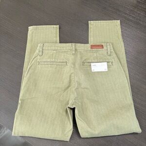 AG Adriano Goldschmied Light Olive Trousers